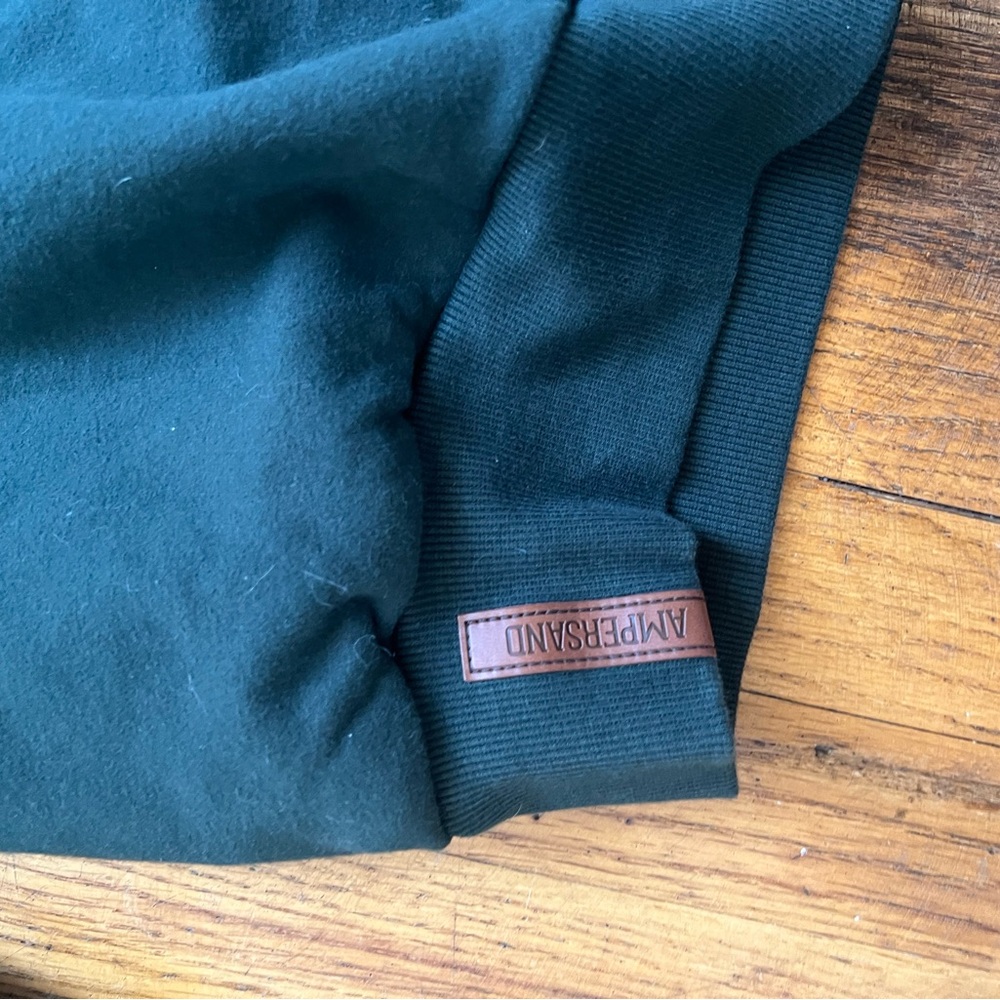 AMPERSAND AVE. Forest Green Sweatshirt large - Picture 4 of 7